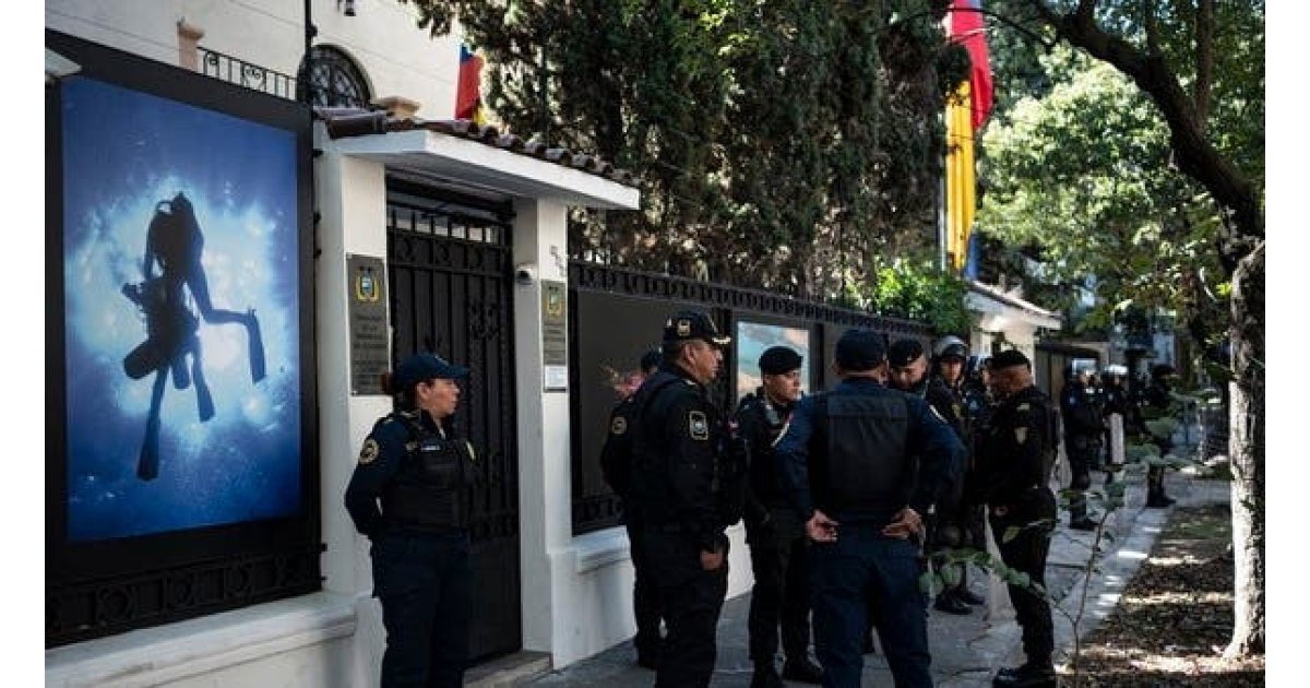 Latin American governments condemn Ecuador after police raid Mexican embassy 