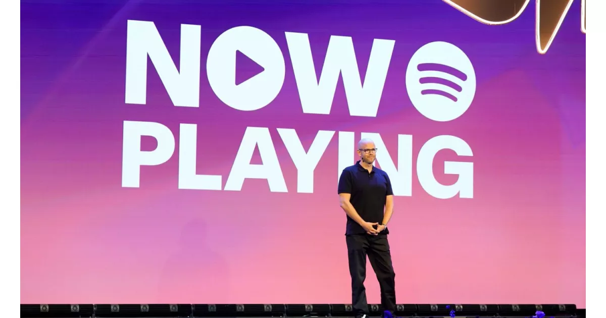 Spotify CEO Daniel Ek to step down, signaling leadership change at the company.