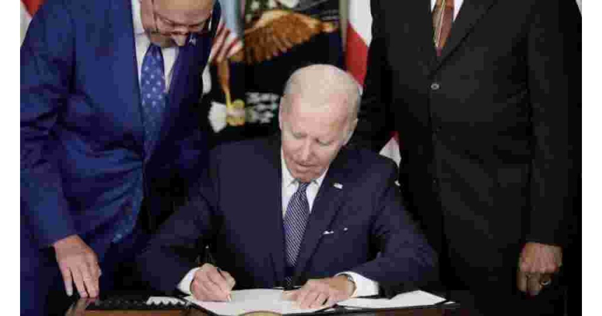 US President Biden signs law to reduce inflation