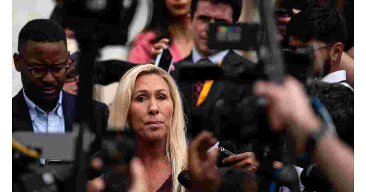 MTG Literally Curses Mike Johnson's Speakership After Ukraine Vote 