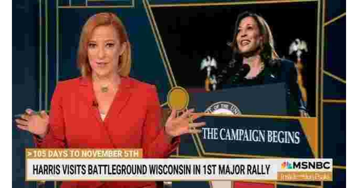 Jen Psaki Delights in Kamala Harris ‘Trolling’ Trump in Campaign Speech 
