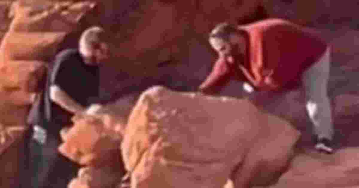 Men accused of damaging 140-million-year-old rock formations at national park face up to 10 years in prison