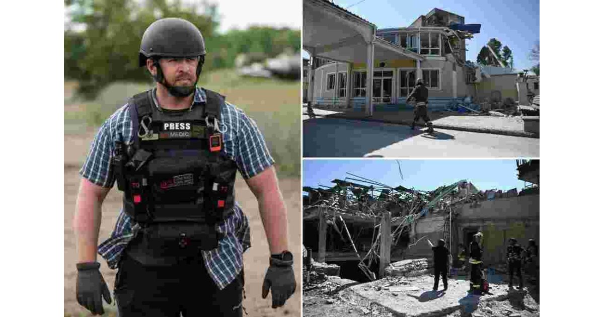 Russian missile strike on hotel in eastern Ukraine kills British safety advisor embedded with journalists