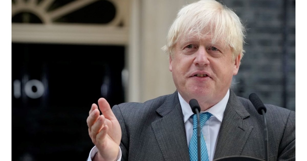 Boris Johnson returns to his old job...