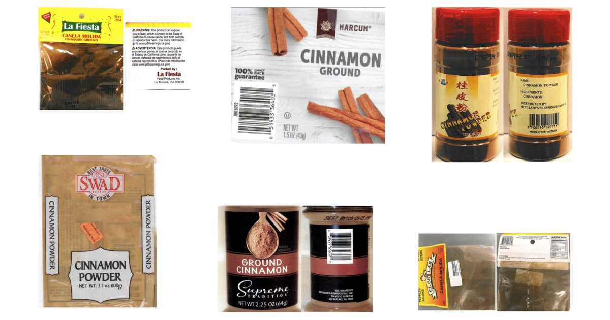 Ground cinnamon sold at discount stores tainted with lead, FDA warns 