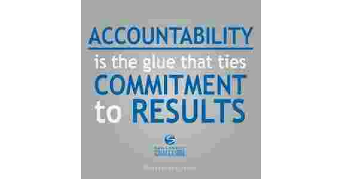 Accountability Meaning and Definition