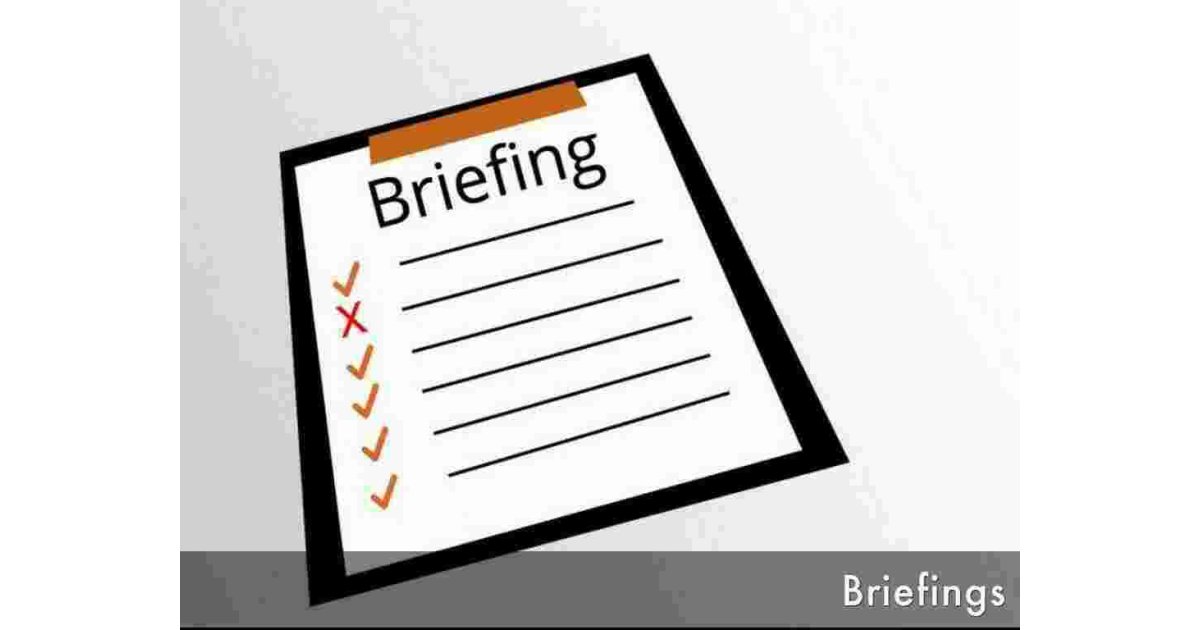 Briefing Meaning and Definition