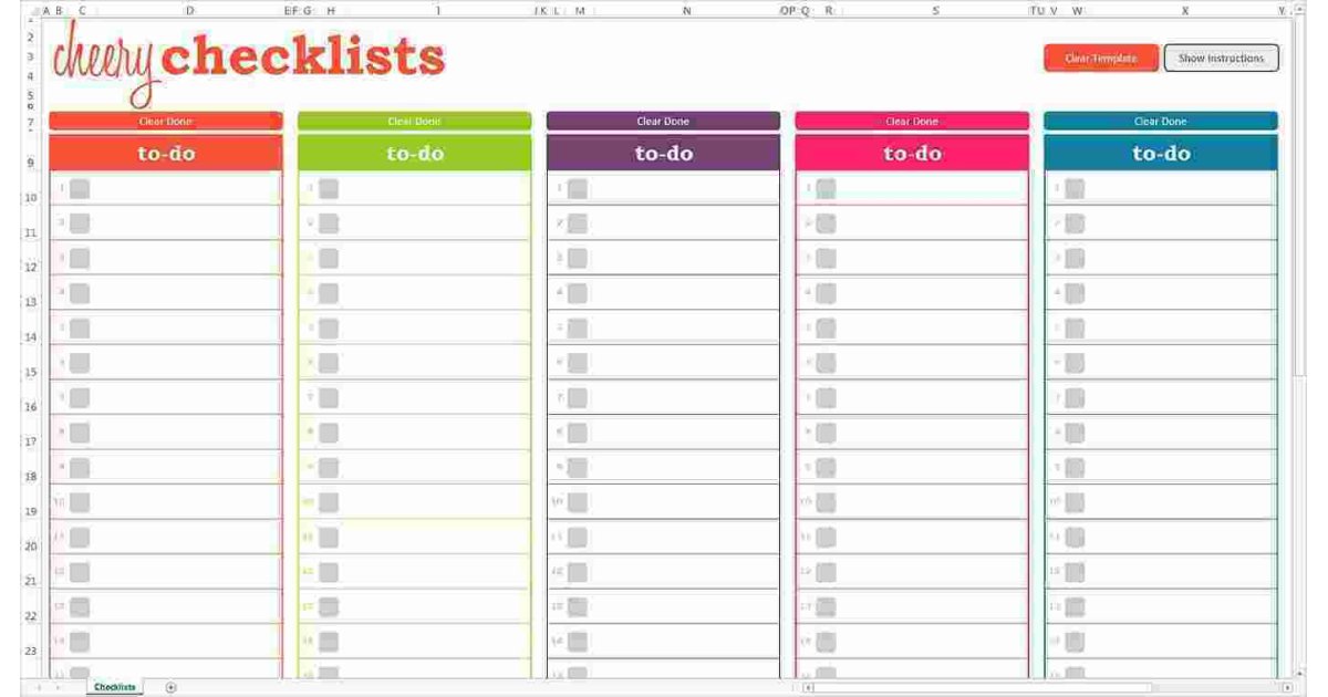 Checklist Meaning and Definition
