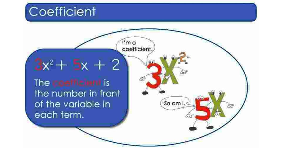 Coefficient Meaning and Definition