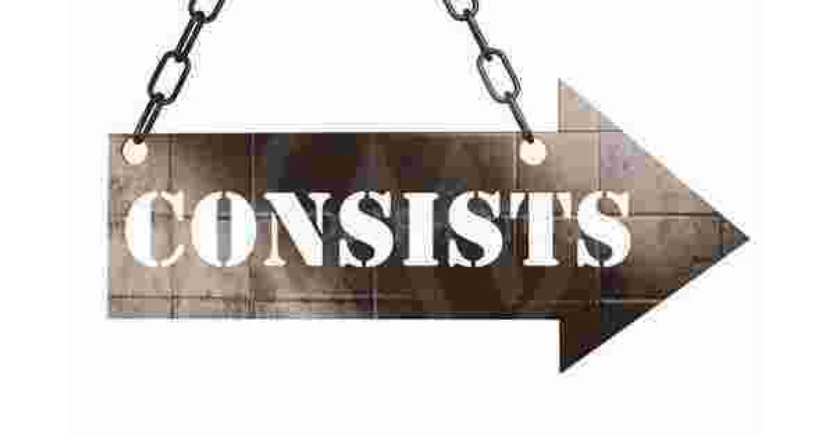 Consists Meaning and Definition