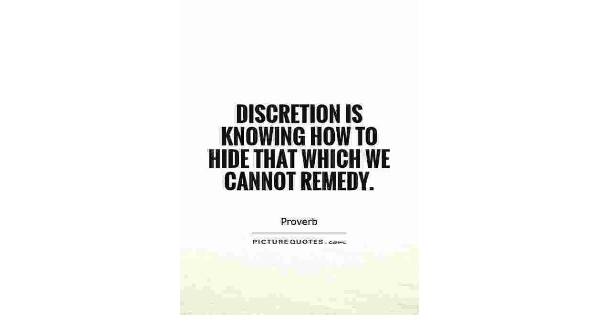 Discretion Meaning and Definition