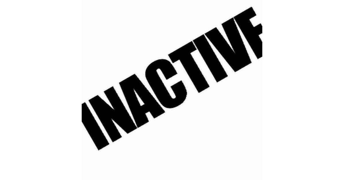 Inactive Meaning and Definition