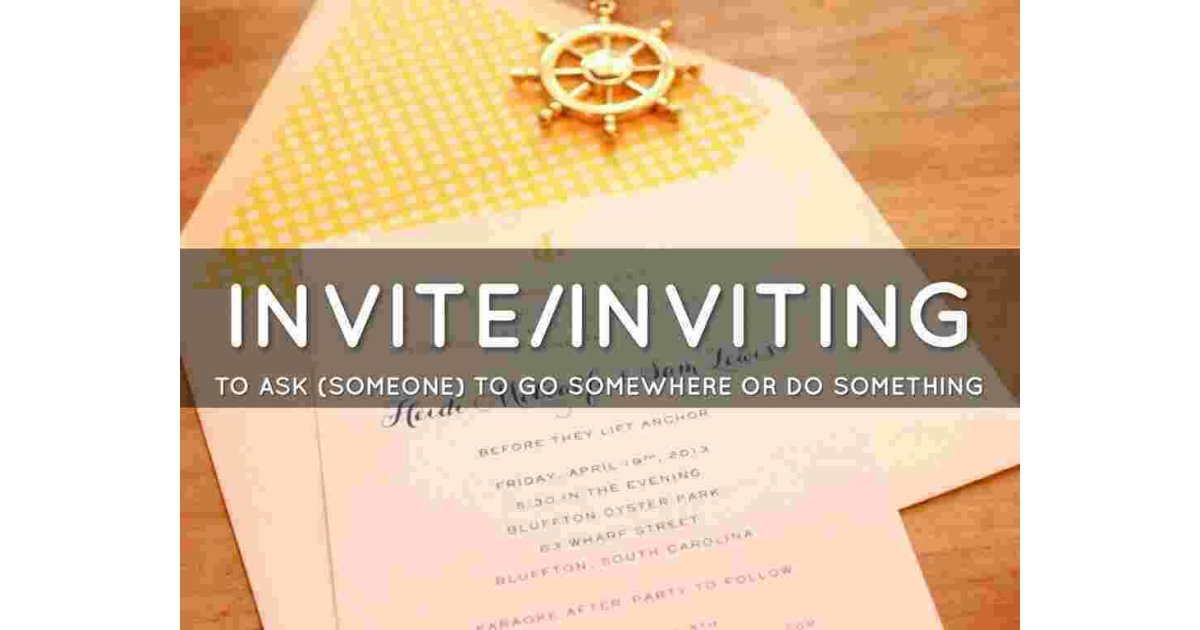 Inviting Meaning and Definition