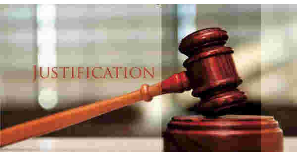 Justification Meaning and Definition