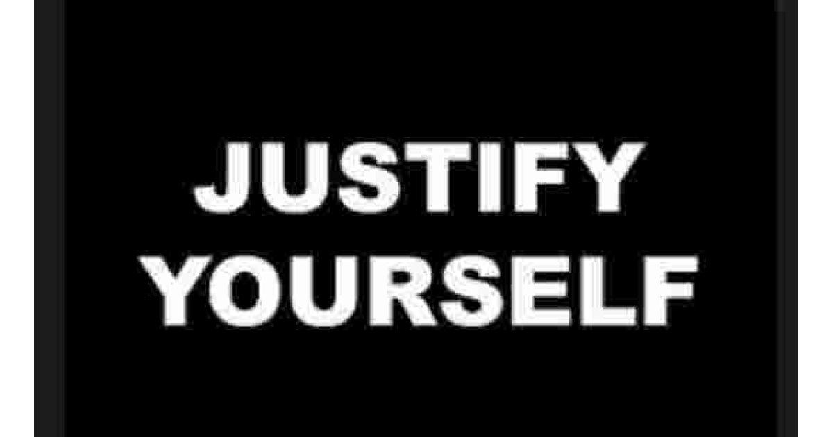 Justify Meaning and Definition