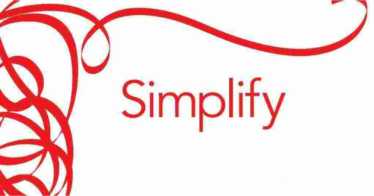Simplify Meaning and Definition