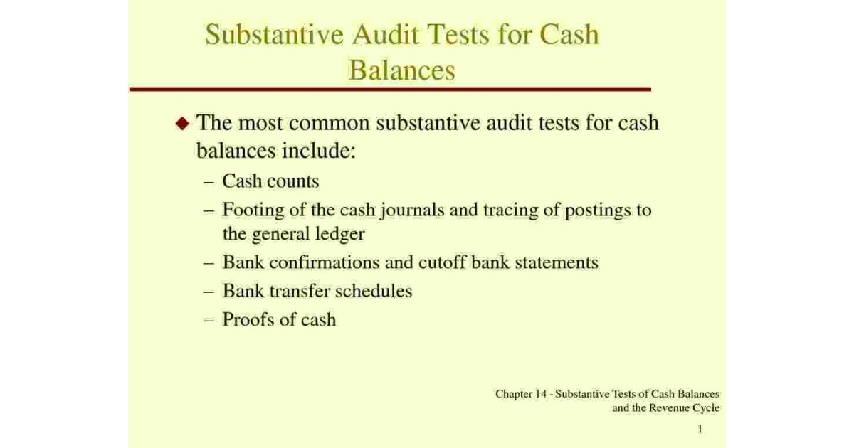 Substantive Meaning and Definition