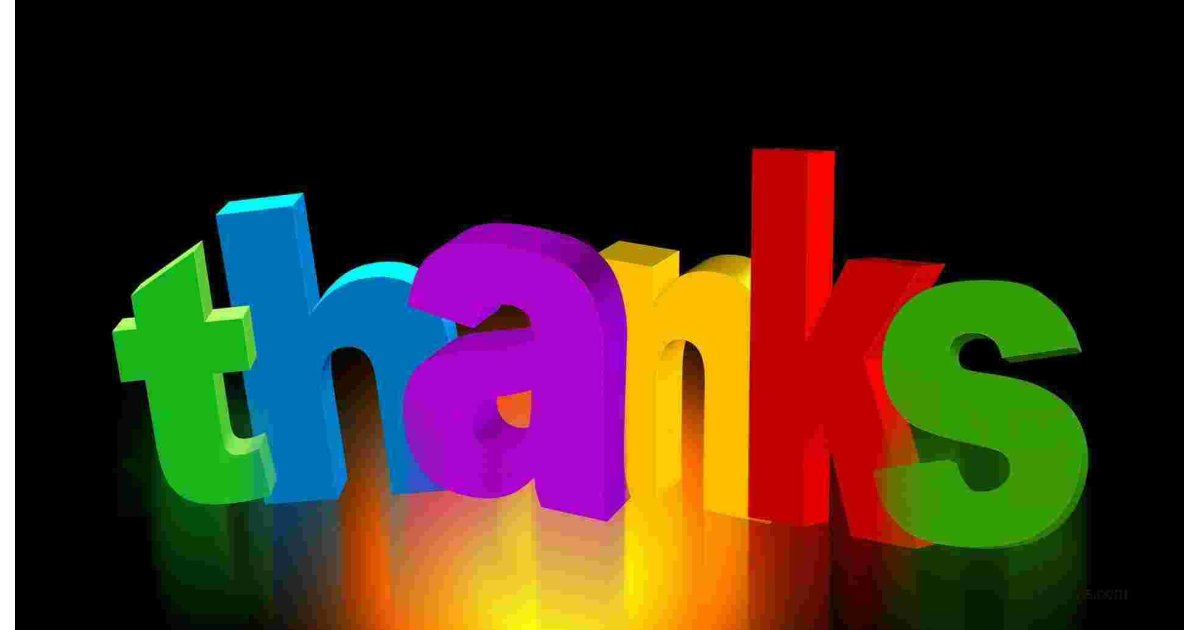 Thanks Meaning and Definition