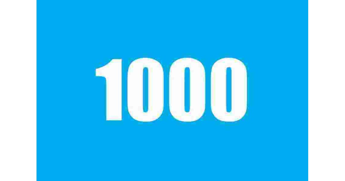 Thousand Meaning and Definition