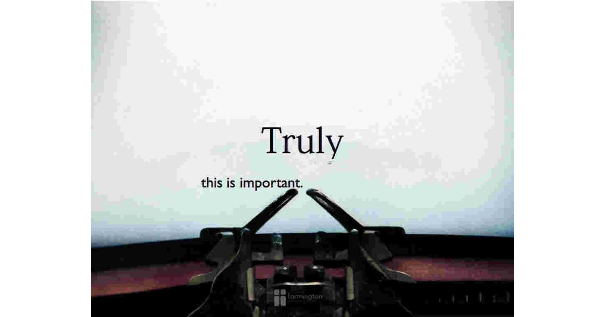 Truly Meaning and Definition