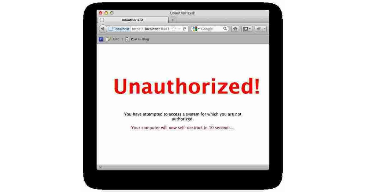 Unauthorized Meaning and Definition