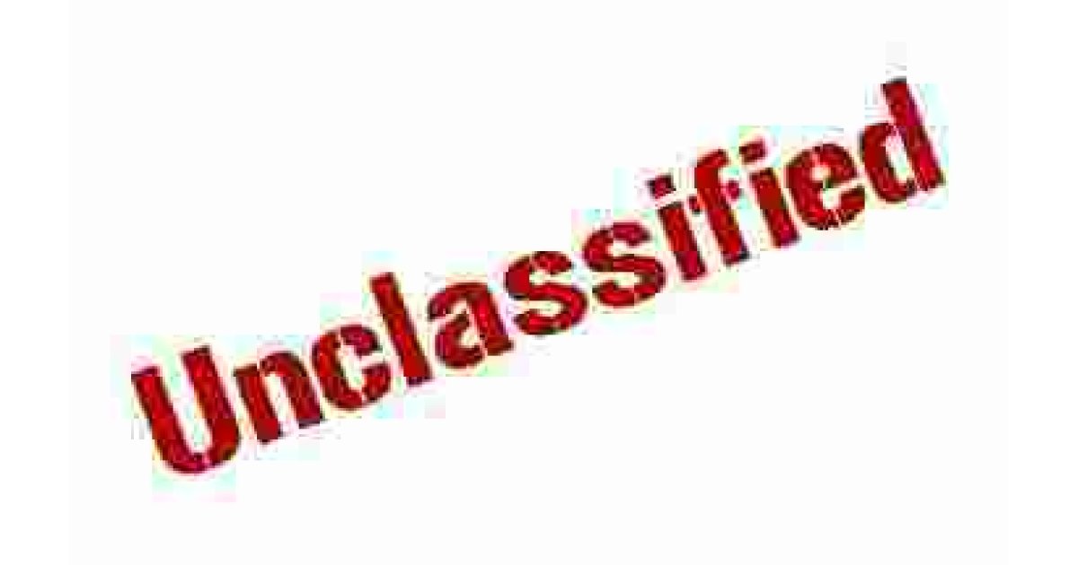 Unclassified Meaning and Definition