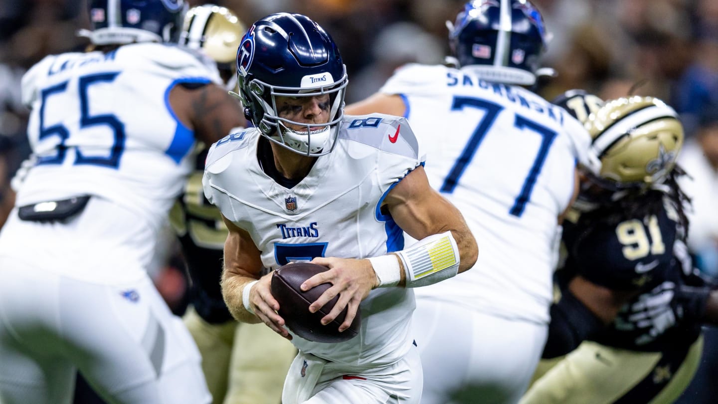 Titans Starters, QB Will Levis Look Sharp in Preseason Win Over Saints