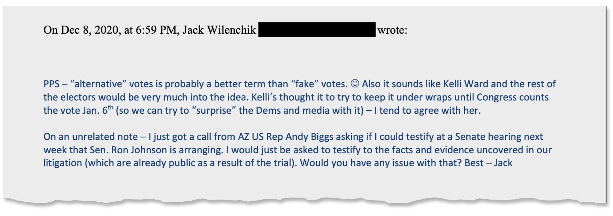 Text messages shed new light on scope of fake electors plot after 2020 election 