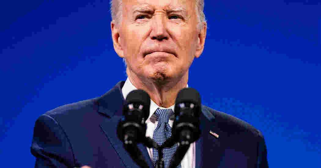 People Close to Biden Say He Appears to Accept He May Have to Leave the Race 