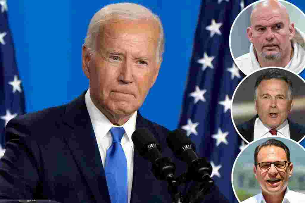 Pennsylvania Democrats split on Kamala Harris as Biden drops out of 2024 election 