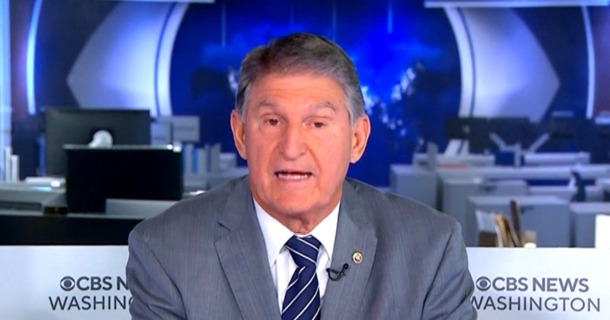 Sen. Joe Manchin says he won't run for president but calls for Democratic 