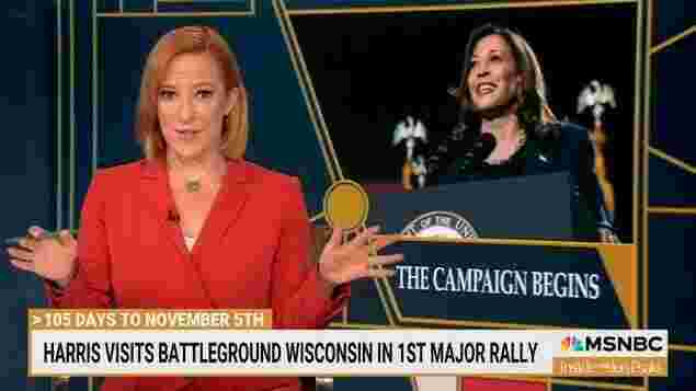 Jen Psaki Delights in Kamala Harris ‘Trolling’ Trump in Campaign Speech 