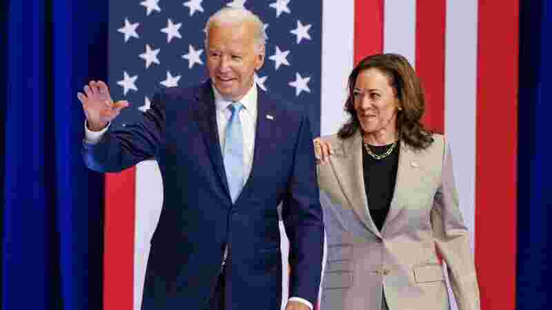 Biden, a president in transition, will argue for Harris as he passes the Democratic torch