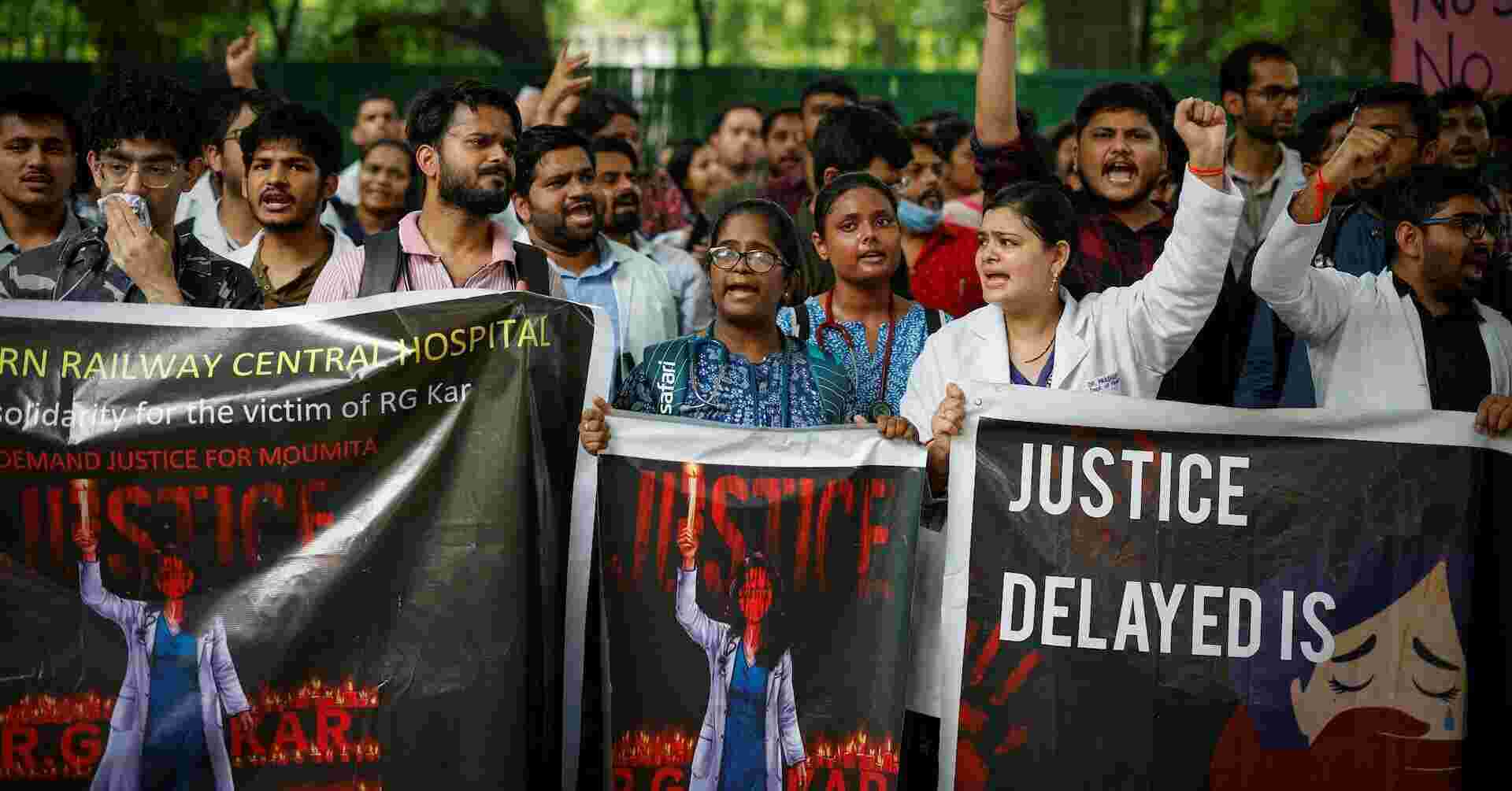 Indian medics refuse to end protests over doctor's rape and murder