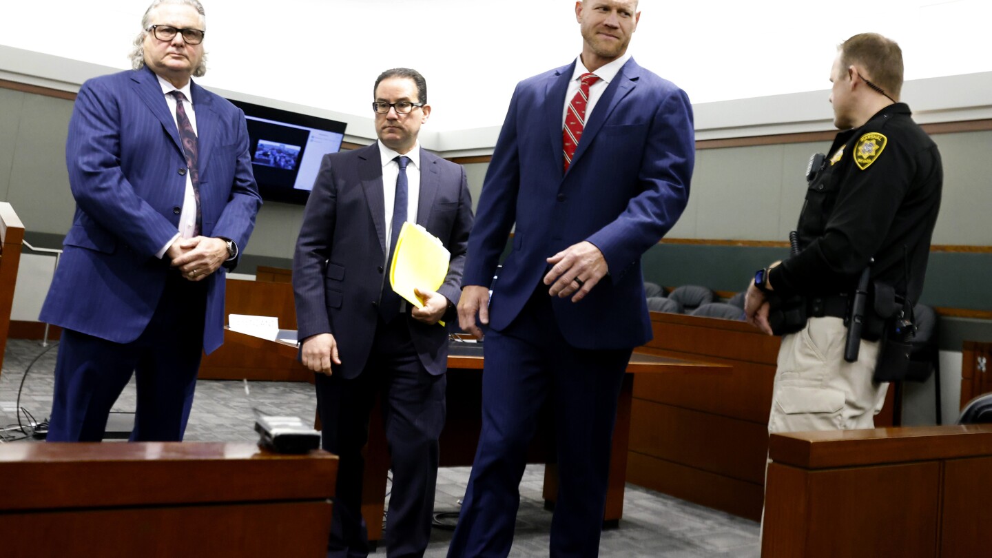 Former congressional candidate and pro wrestler arrested in Vegas murder of man who was wrongly imprisoned for cold-case killing 