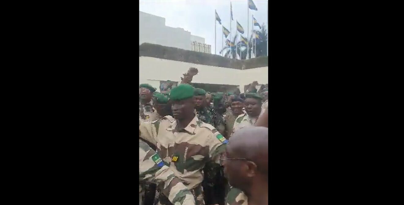 Gabon coup: Military officers place president under house arrest 
