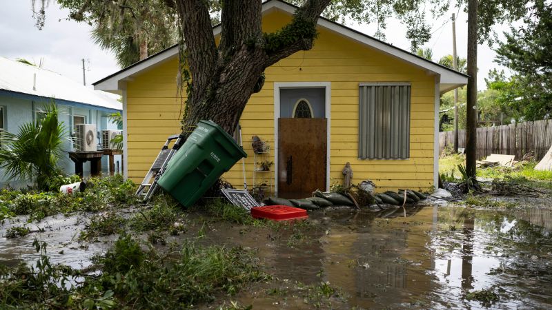 Tropical Storm Idalia threatens flooding in North Carolina after damaging thousands of Florida homes 