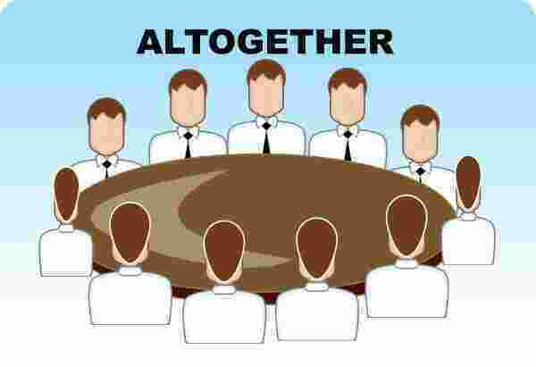 Altogether Meaning and Definition