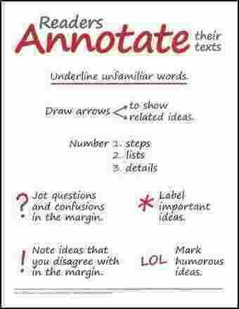 Annotate Meaning and Definition