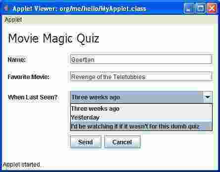 Applet Meaning and Definition