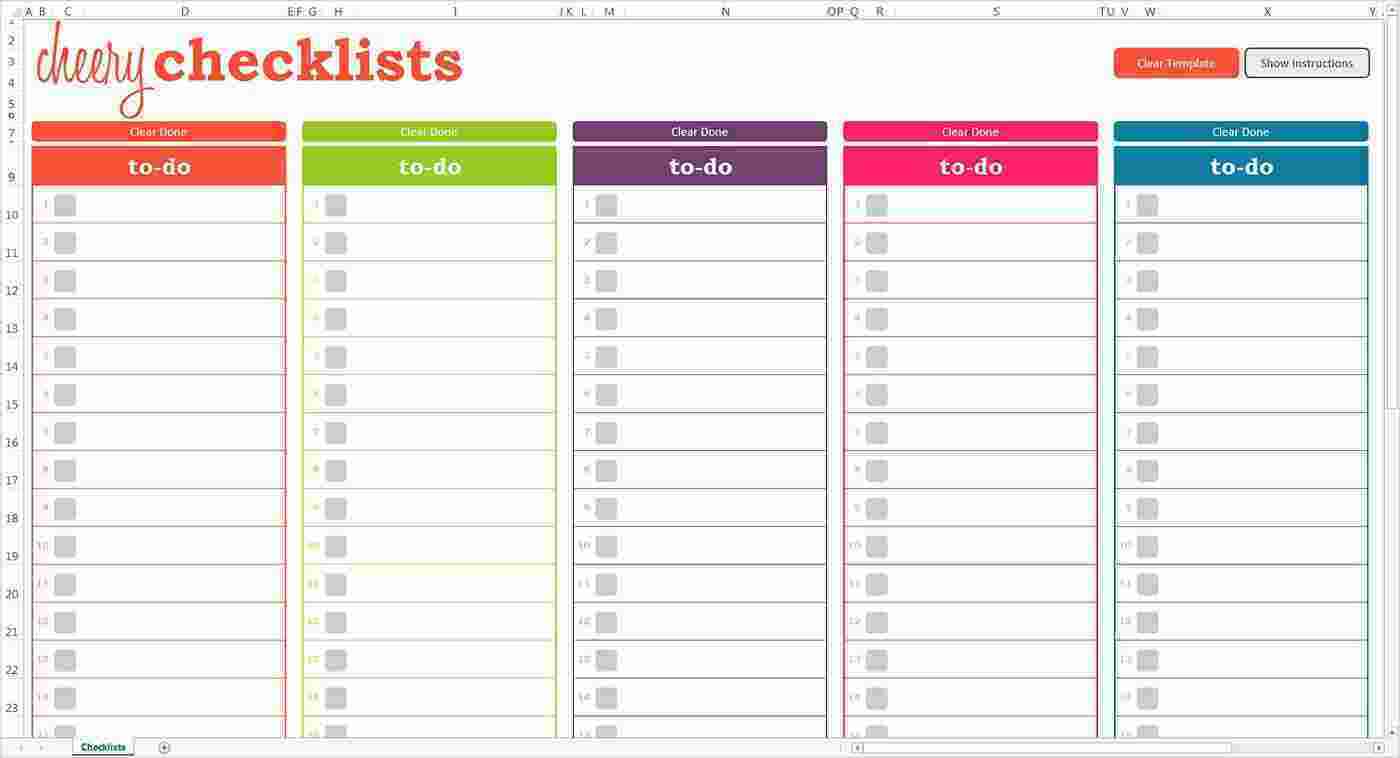Checklist Meaning and Definition