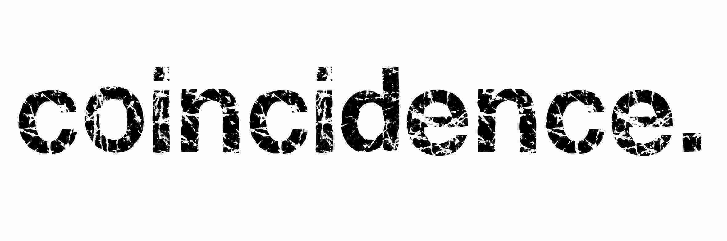 Coincidence Meaning and Definition