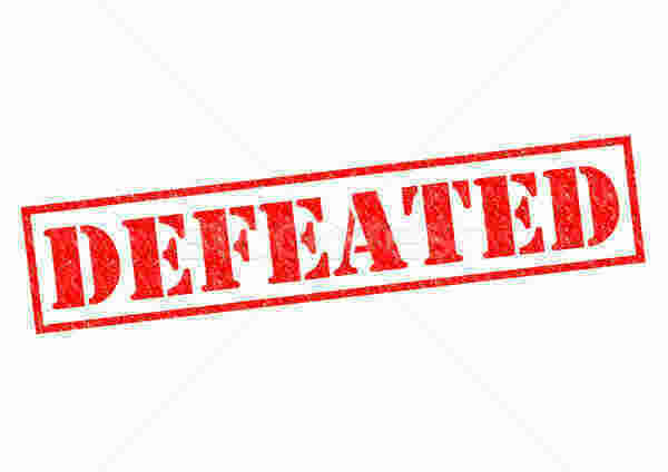 Defeated Meaning and Definition
