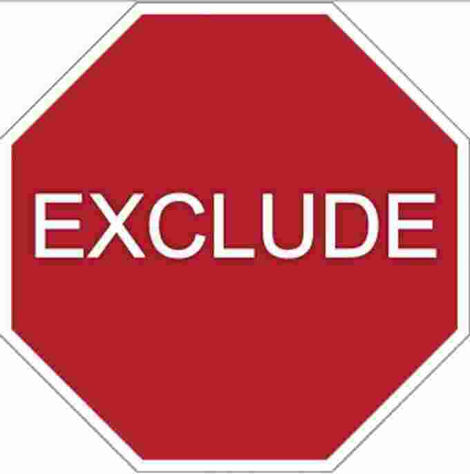 Exclude Meaning and Definition