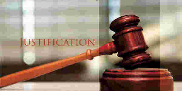 Justification Meaning and Definition