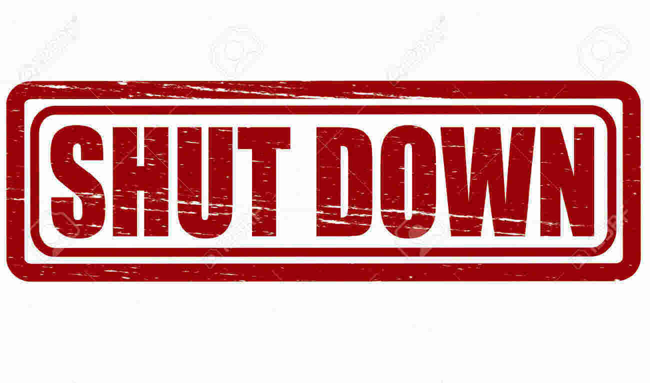 Shutdown Meaning and Definition