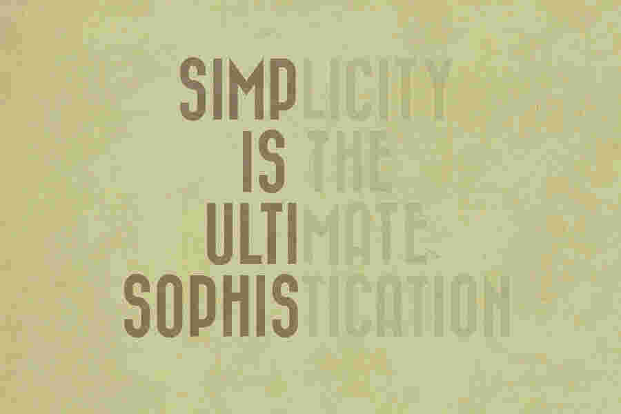 Simplicity Meaning and Definition