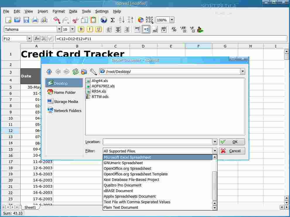 Spreadsheet Meaning and Definition