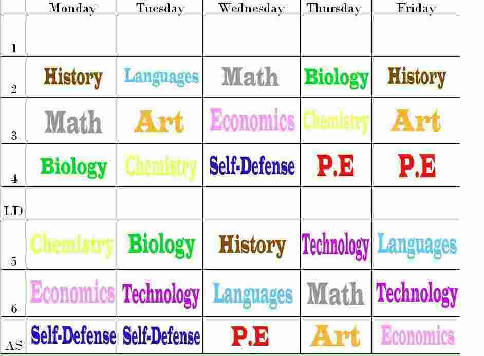 Timetable Meaning and Definition