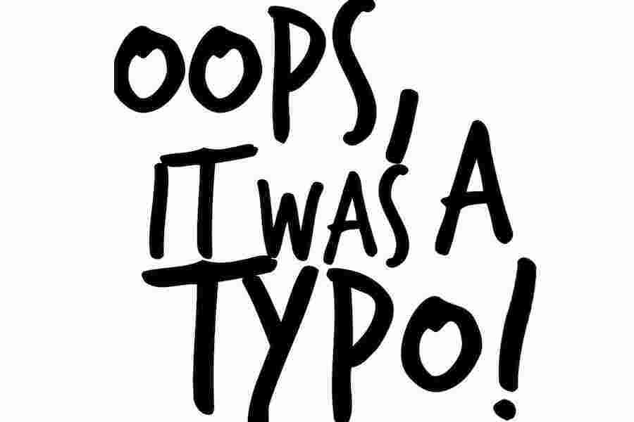 Typo Meaning and Definition